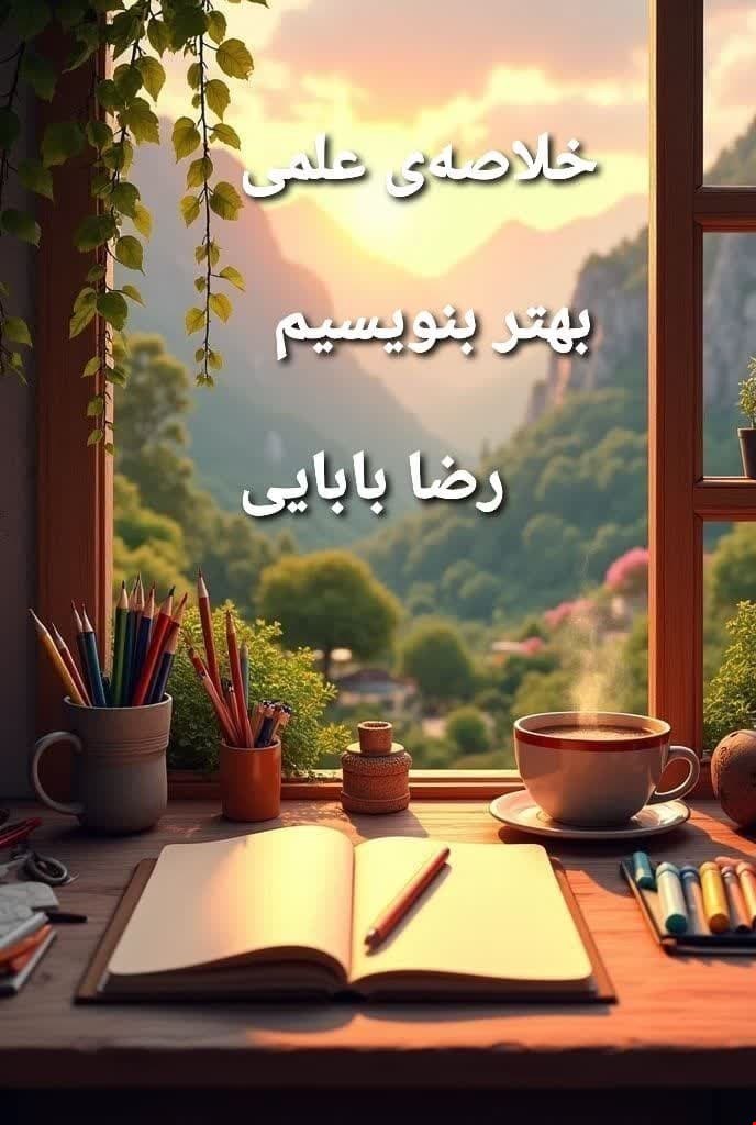 خلاصۀ بهتر بنویسیم (درست نویسی) اثر رضا بابایی